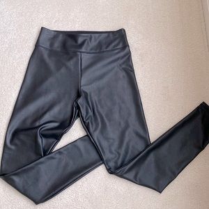 Hollister vegan leather leggings